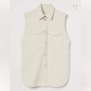 BNWT H&M Oversize Denim Vest - Sz. XL